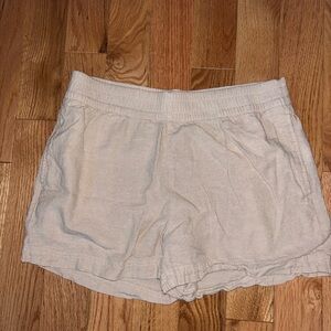Old Navy Women's Light Tan linen Shorts